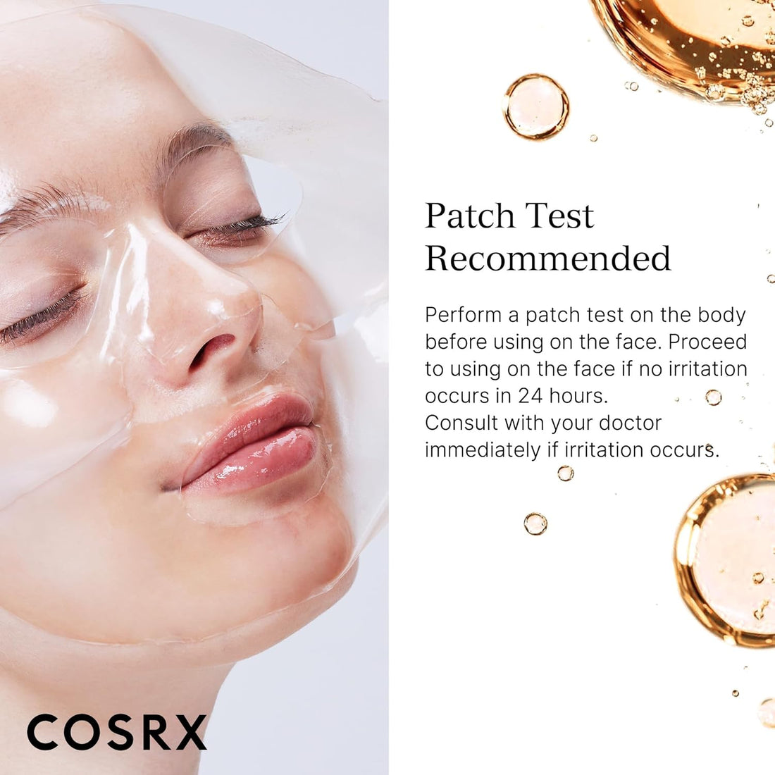 COSRX The Alpha-Arbutin Discoloration Care Hydrogel Face Masks Skincare 3 EA,