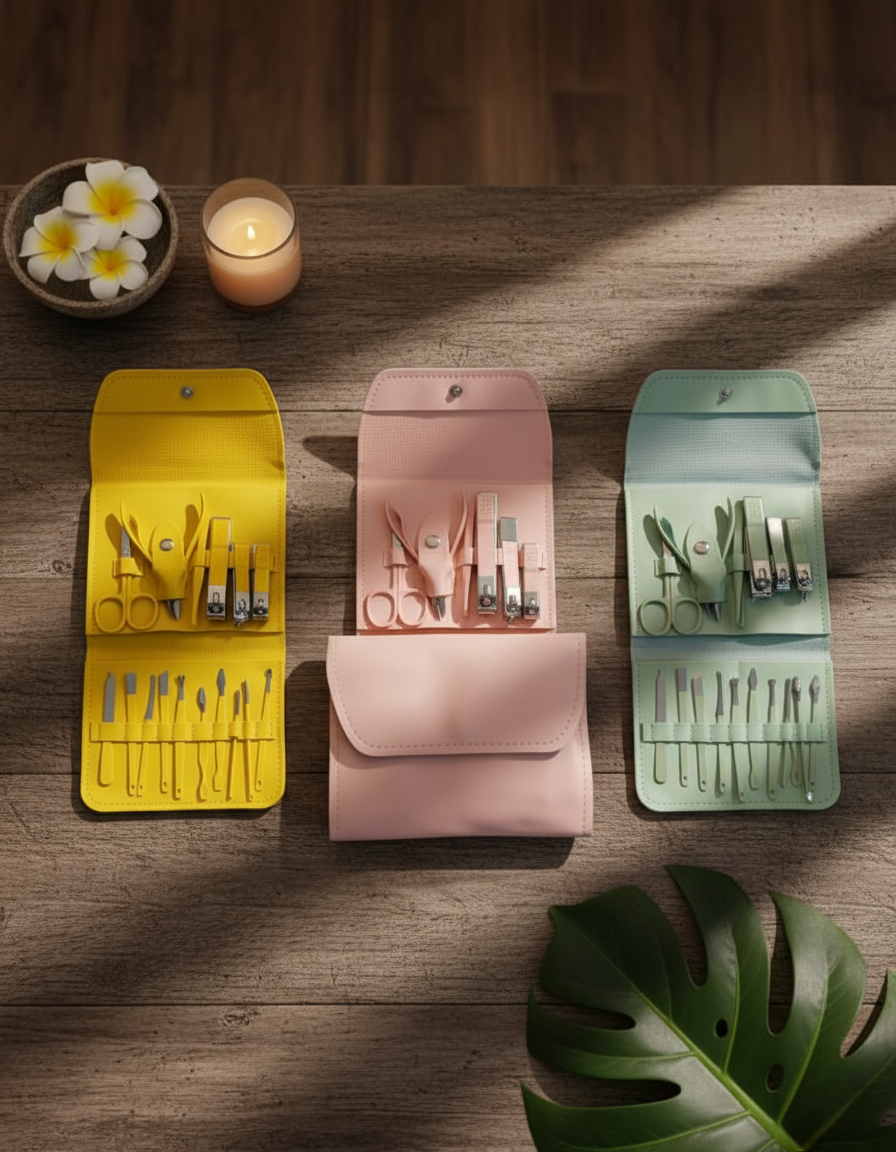 Professional 16pcs Manicure Set Stainless Steel Nail Clipper Set